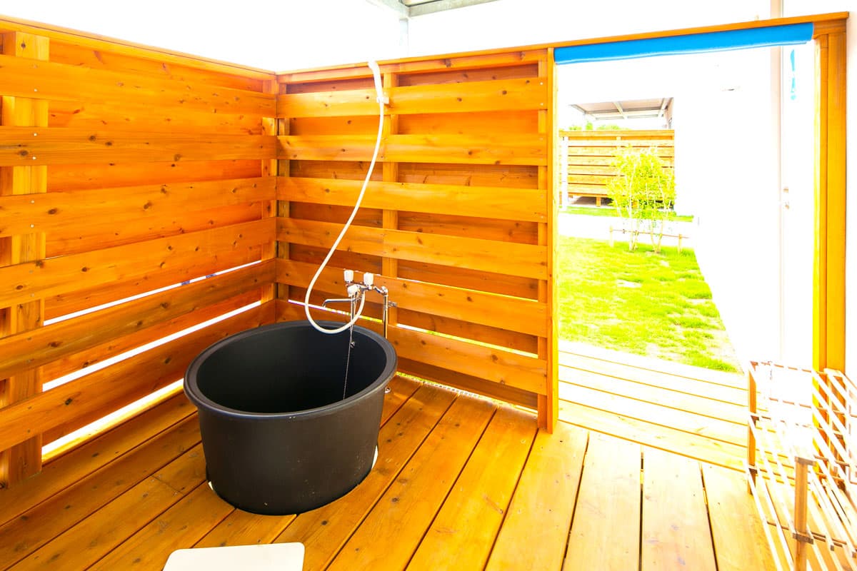 五右衛門風呂付きのお部屋