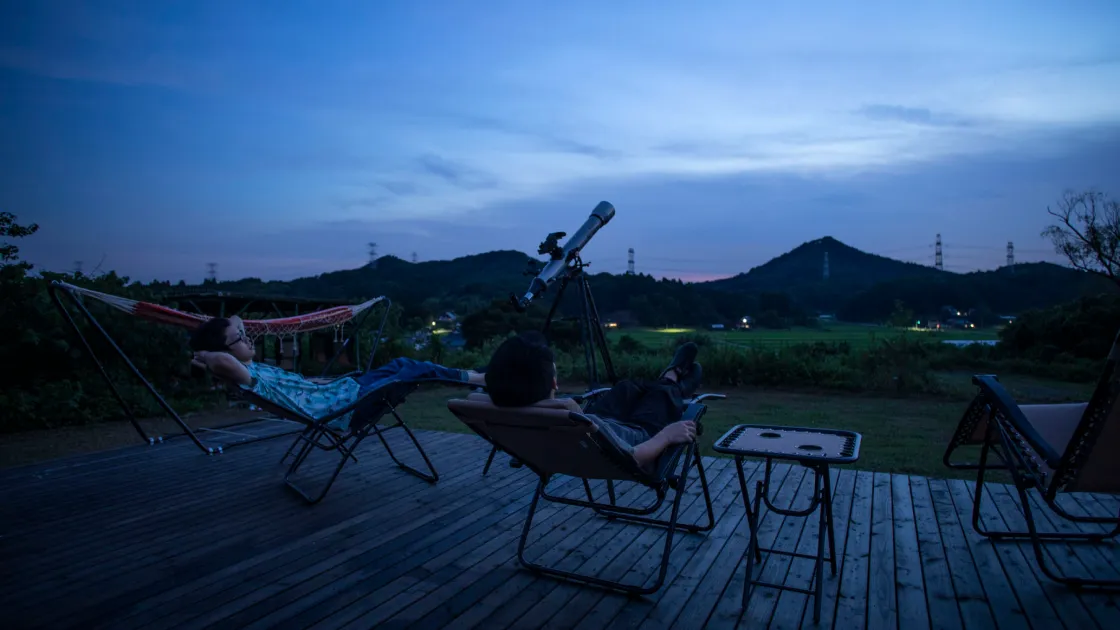 星空の下の冒険