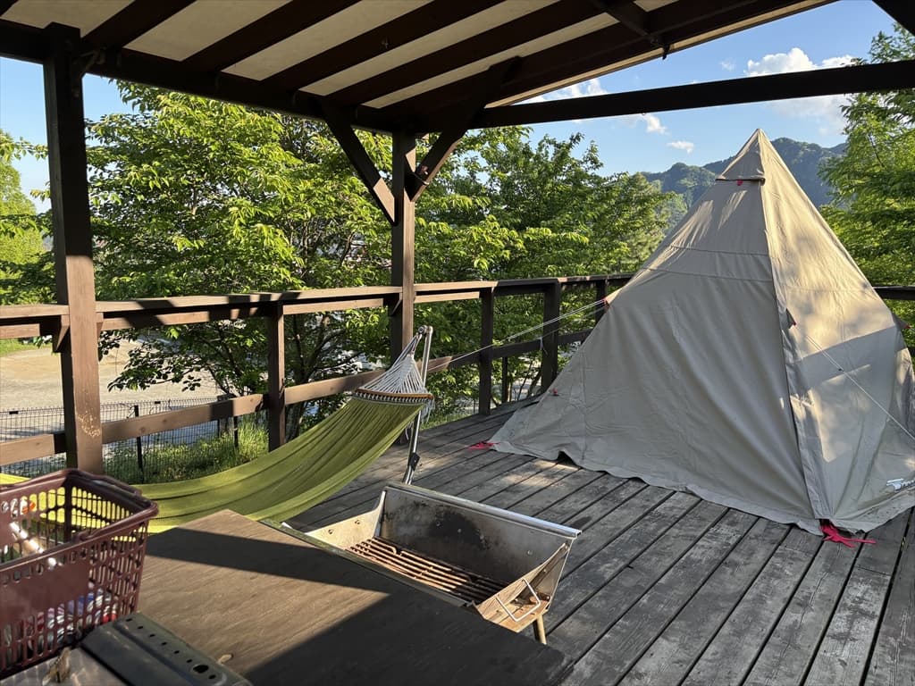 セットアップテントサイト(定員4名・10サイト)