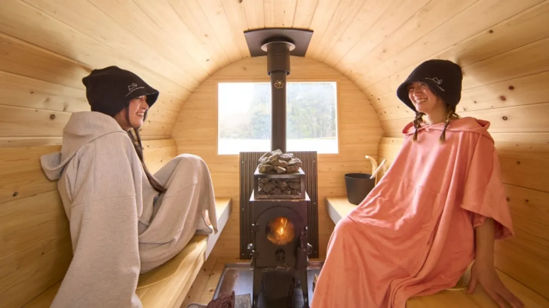 貸切のバレルサウナ体験