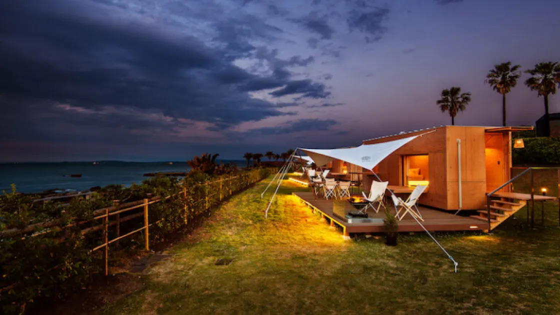 snow peak glamping 京急観音崎