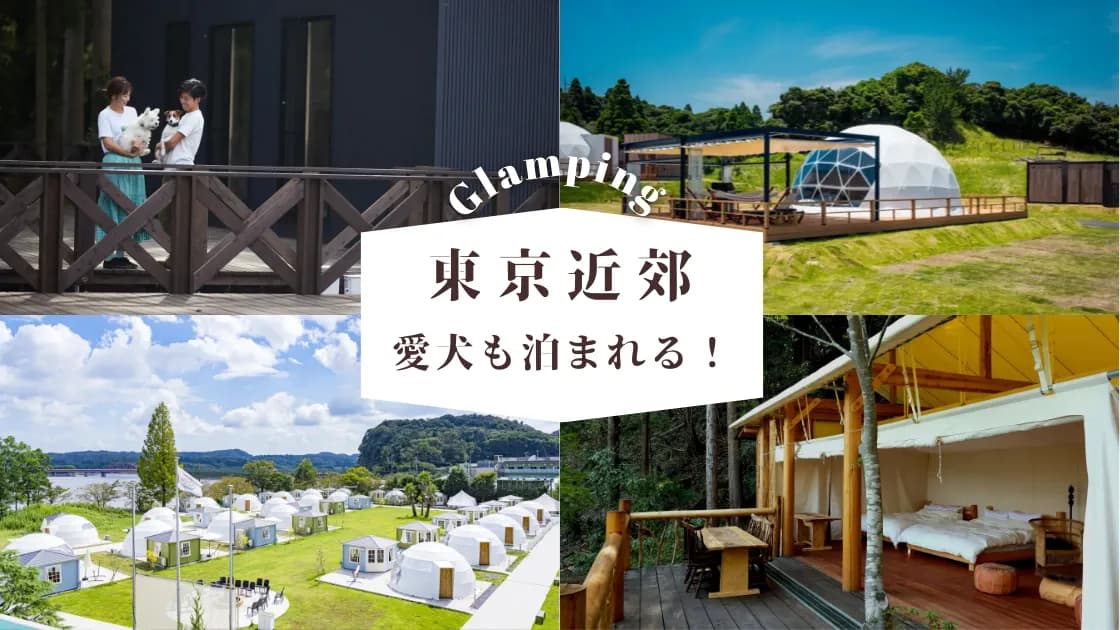 【東京近郊】愛犬とグランピング!ドッグラン付きやペット同伴のスポット