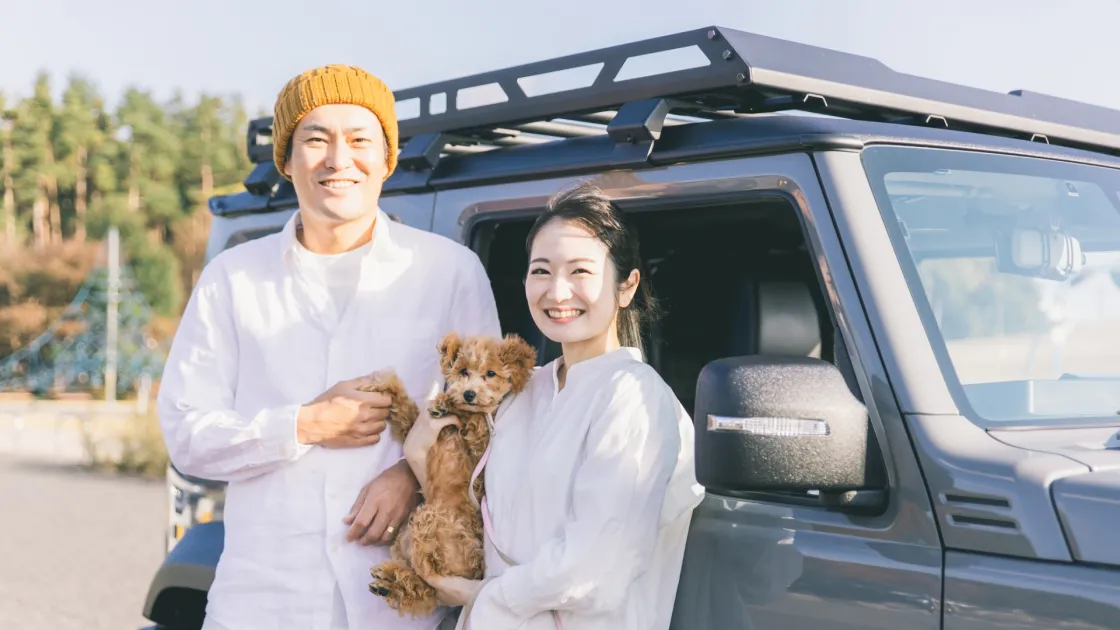 ペットを同伴できる
