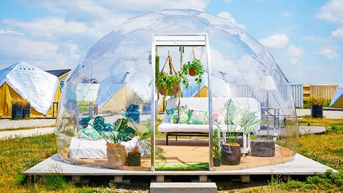 グランピングドーム・クリスタル