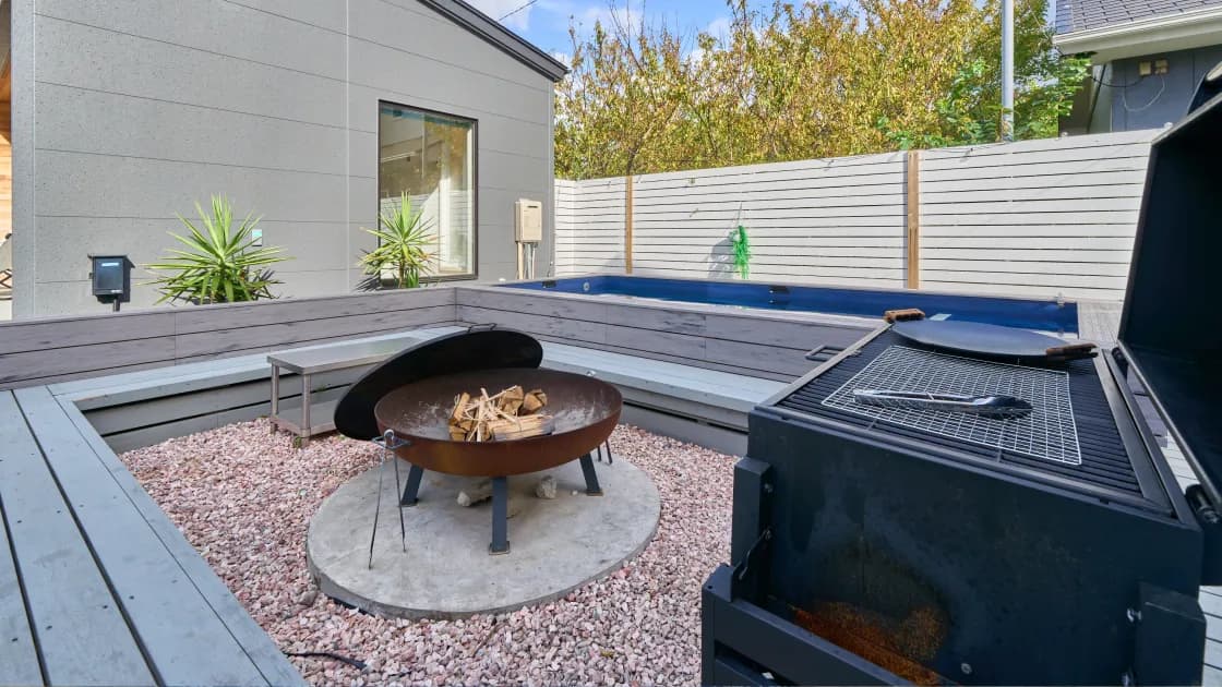 ファイヤーピットで特別な癒し