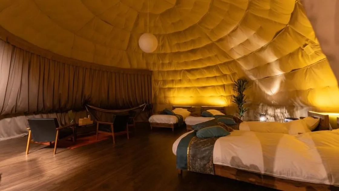 Baldur棟(B棟)8mドームテント【ペット可】